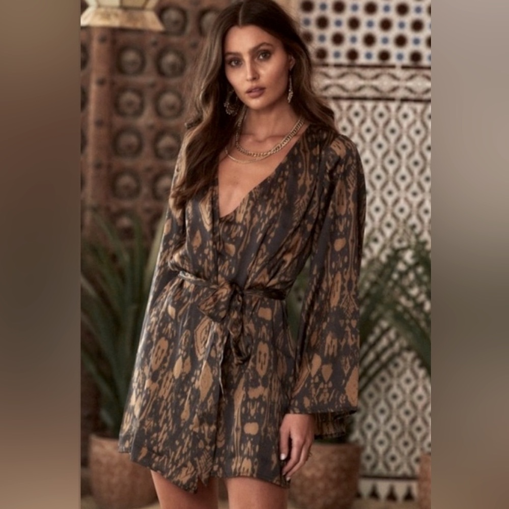 NWT Gold Standard Kimono Dress